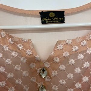 Organza shirt with slip